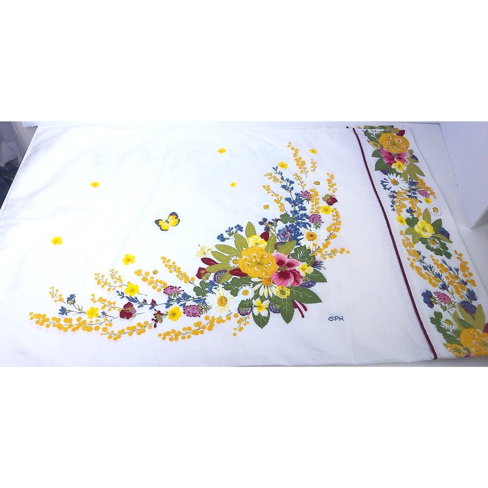 Vintage Springmaid Grace Kelly Fiona Standard Pillowcase Set of 2 READ